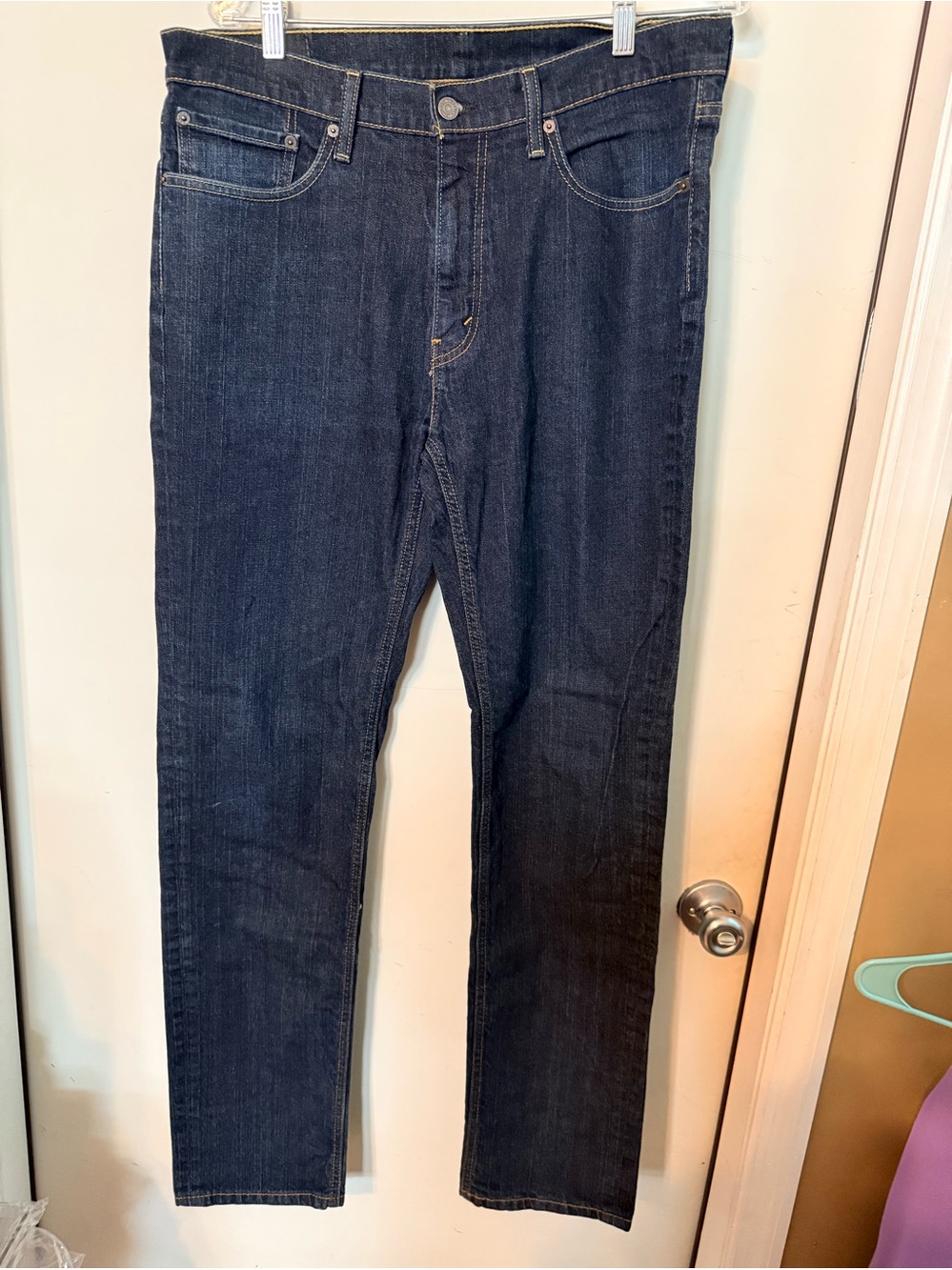 Classic Dark Blue Men's Jeans - Slim Fit Levis 541